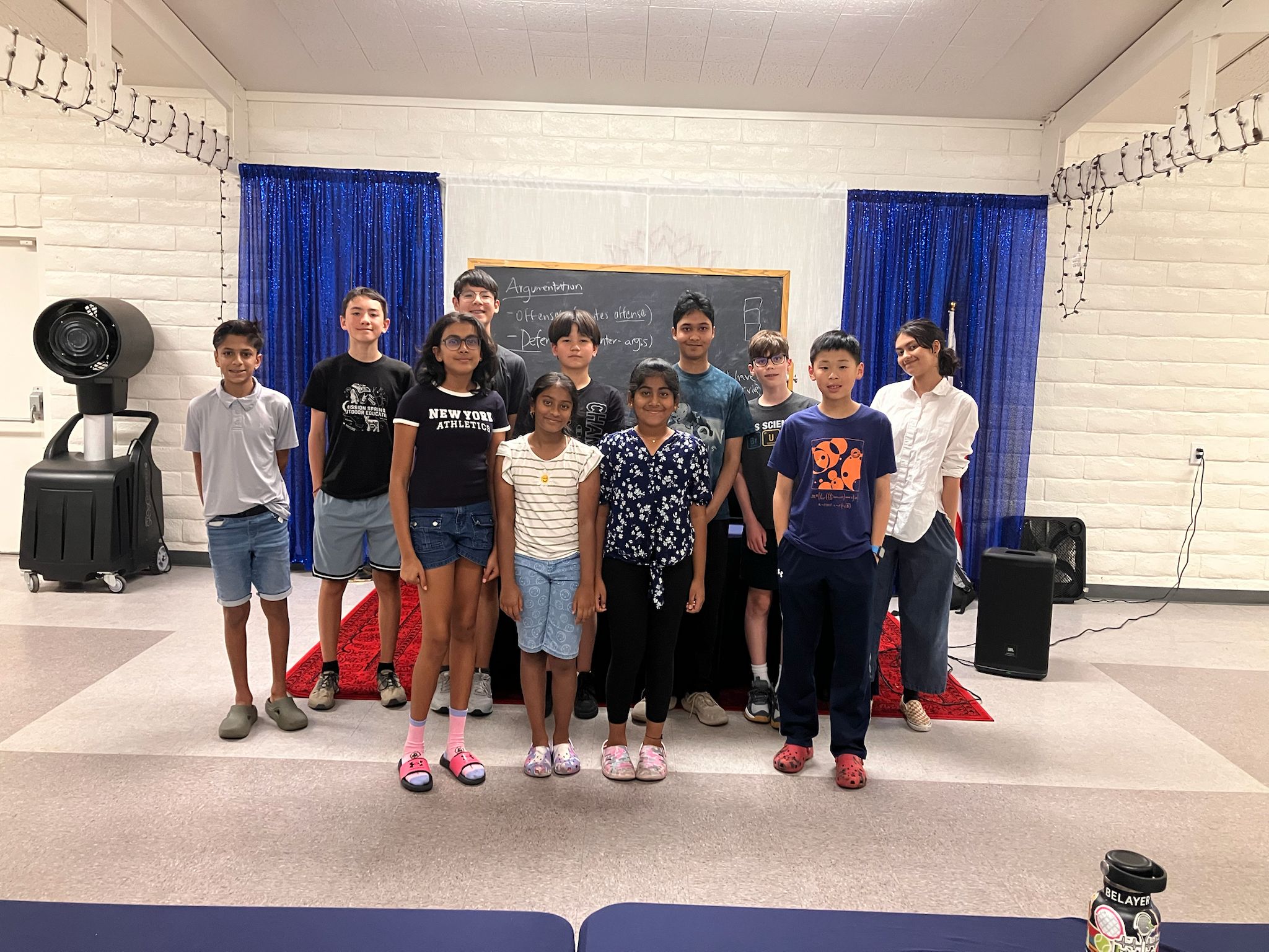 2025 summer camp student group discussion
